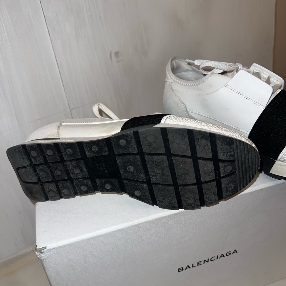 Balenciaga Blanc Noir /White Sneakers 39 / 8.5 - Picture 15 of 16